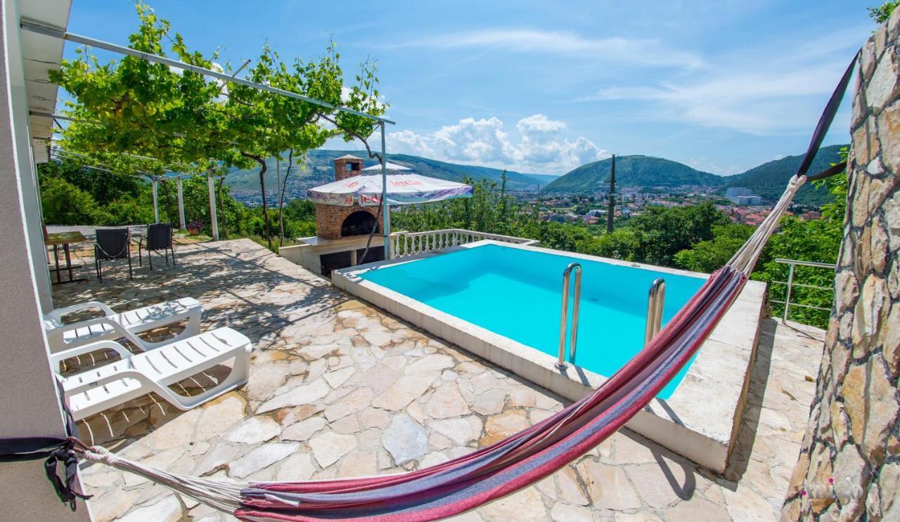 Perfect View Of Mostar - With Swimming Pool Exterior photo